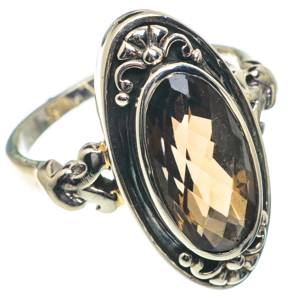 Smoky Quartz Rings handcrafted by Ana Silver Co - RING66564