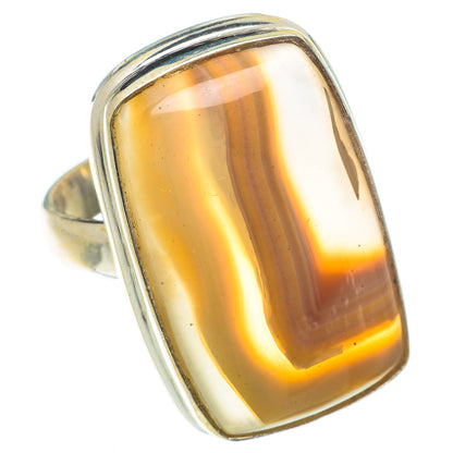 Botswana Agate Rings handcrafted by Ana Silver Co - RING66566