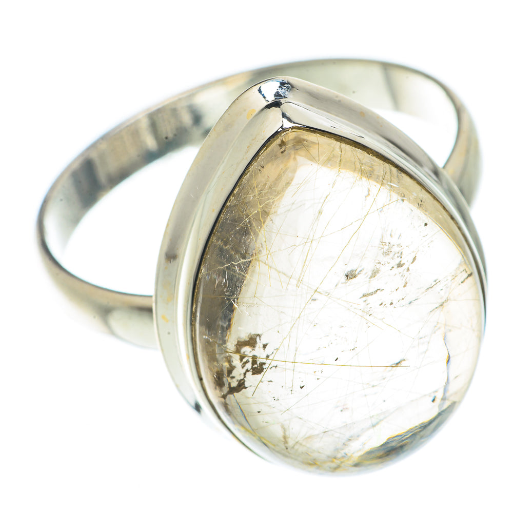 Rutilated Quartz Rings handcrafted by Ana Silver Co - RING66571