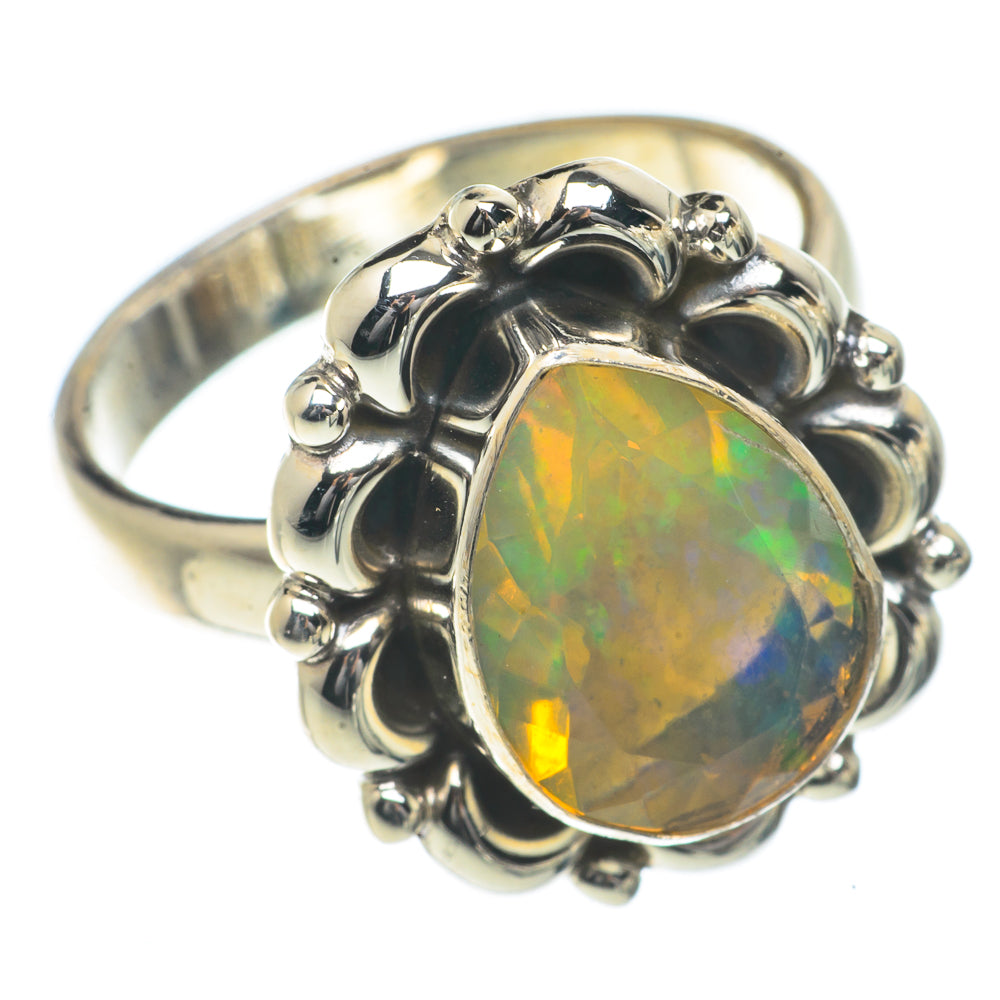 Ethiopian Opal Rings handcrafted by Ana Silver Co - RING66576
