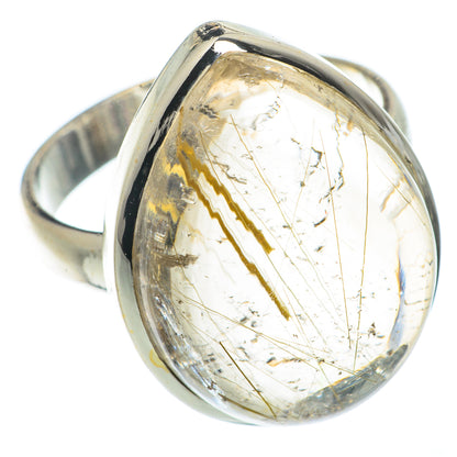 Rutilated Quartz Rings handcrafted by Ana Silver Co - RING66590