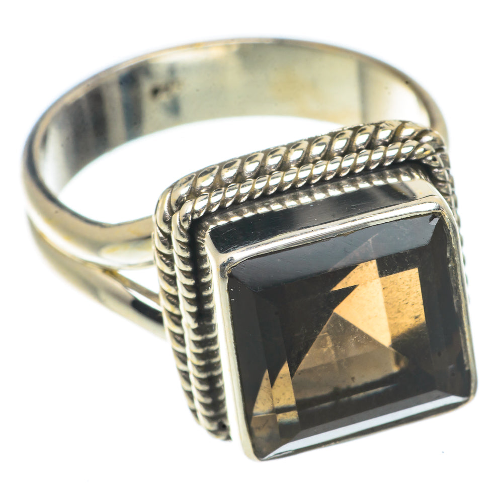 Smoky Quartz Rings handcrafted by Ana Silver Co - RING66619