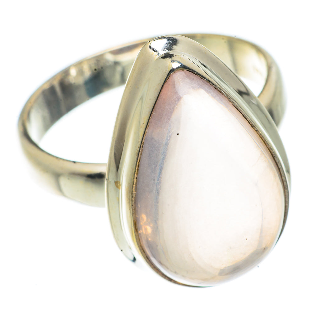 Rose Quartz Rings handcrafted by Ana Silver Co - RING66625