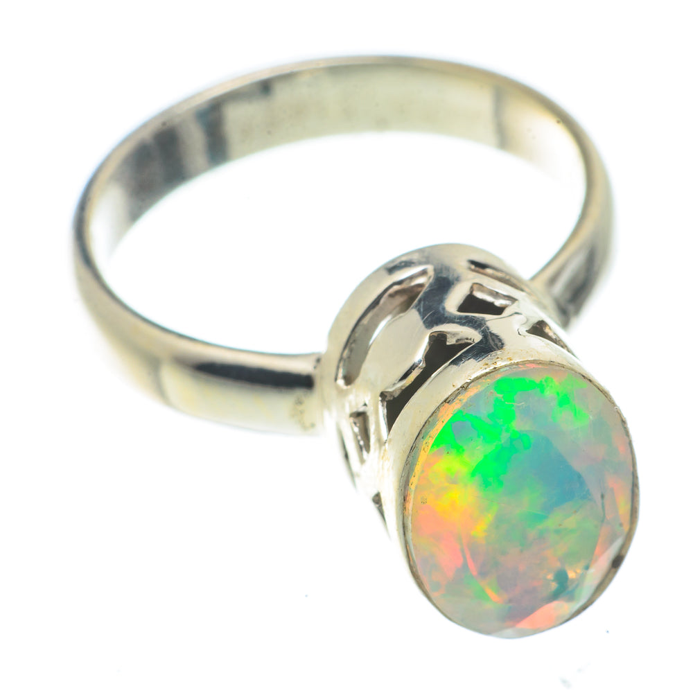 Ethiopian Opal Rings handcrafted by Ana Silver Co - RING66630