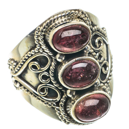 Pink Tourmaline Rings handcrafted by Ana Silver Co - RING66641