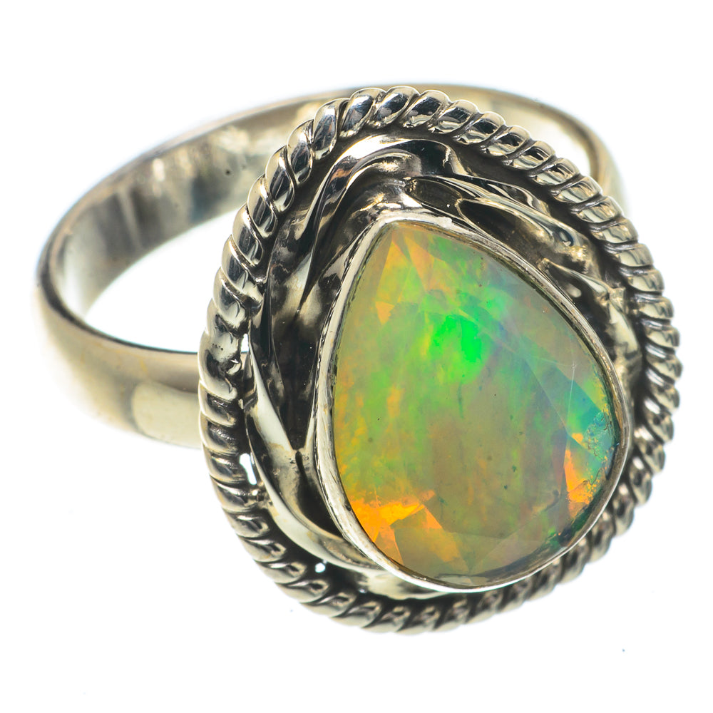 Ethiopian Opal Rings handcrafted by Ana Silver Co - RING66649