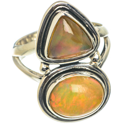 Ethiopian Opal Rings handcrafted by Ana Silver Co - RING66660