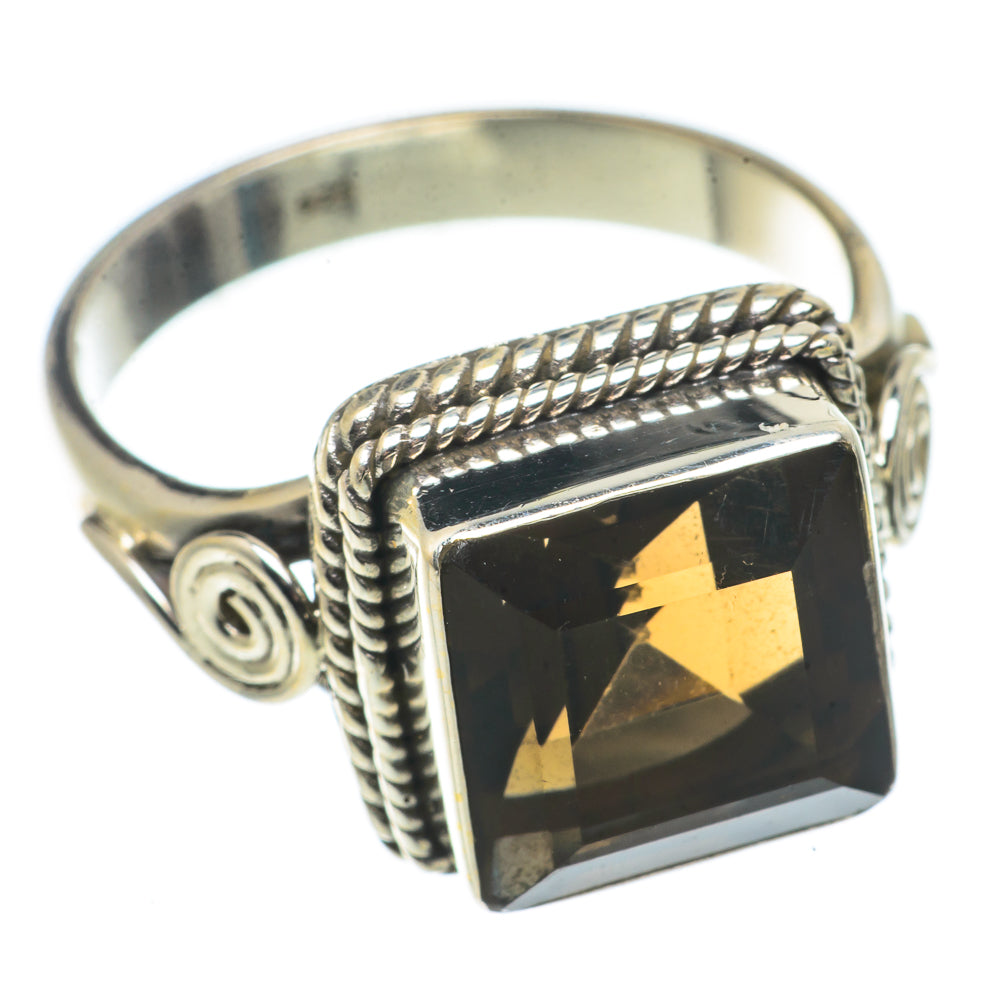 Smoky Quartz Rings handcrafted by Ana Silver Co - RING66672