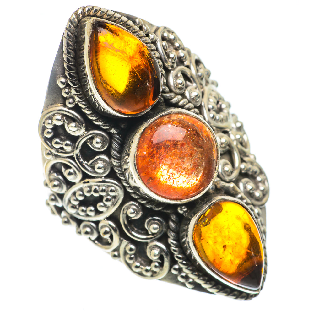 Sunstone Rings handcrafted by Ana Silver Co - RING66675