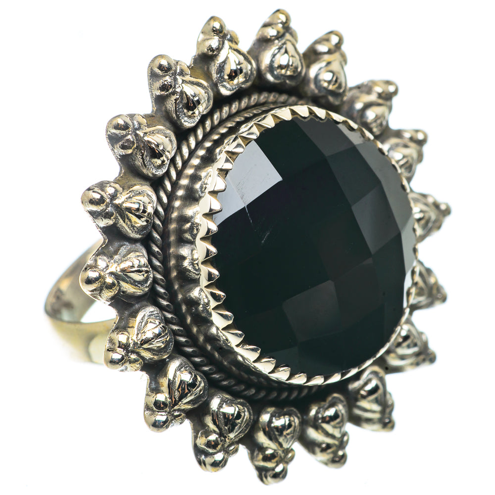 Black Onyx Rings handcrafted by Ana Silver Co - RING66684