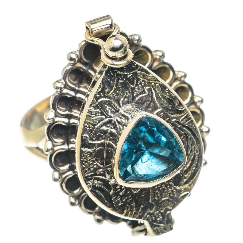 Blue Topaz Rings handcrafted by Ana Silver Co - RING66702