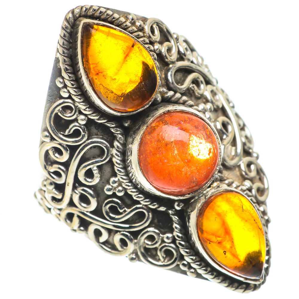 Sunstone Rings handcrafted by Ana Silver Co - RING66712