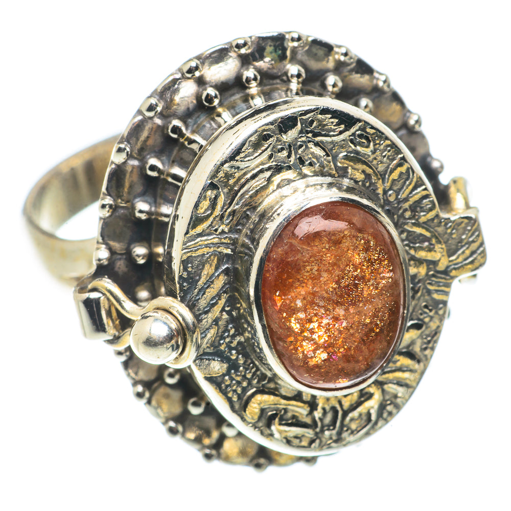 Sunstone Rings handcrafted by Ana Silver Co - RING66713