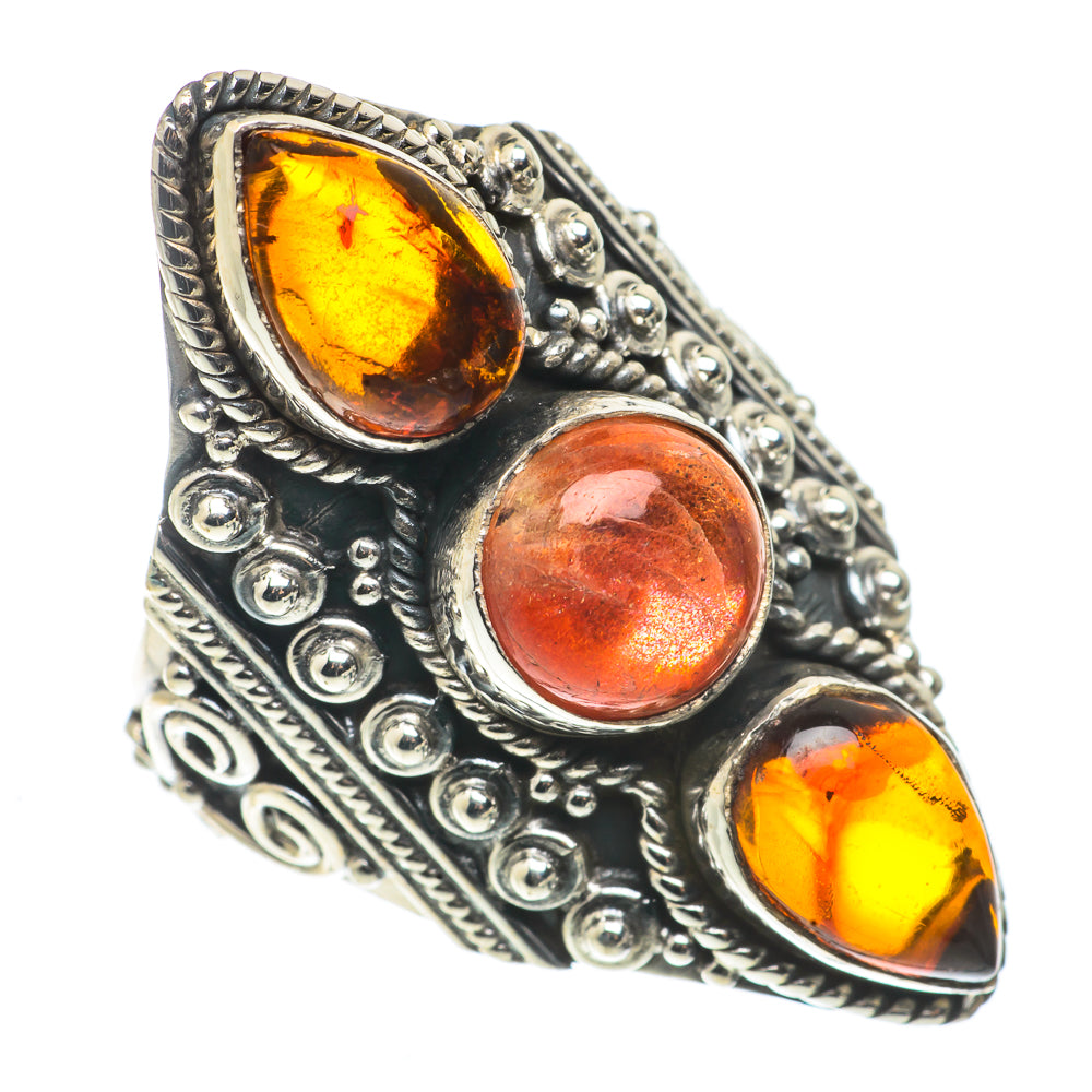Sunstone Rings handcrafted by Ana Silver Co - RING66714