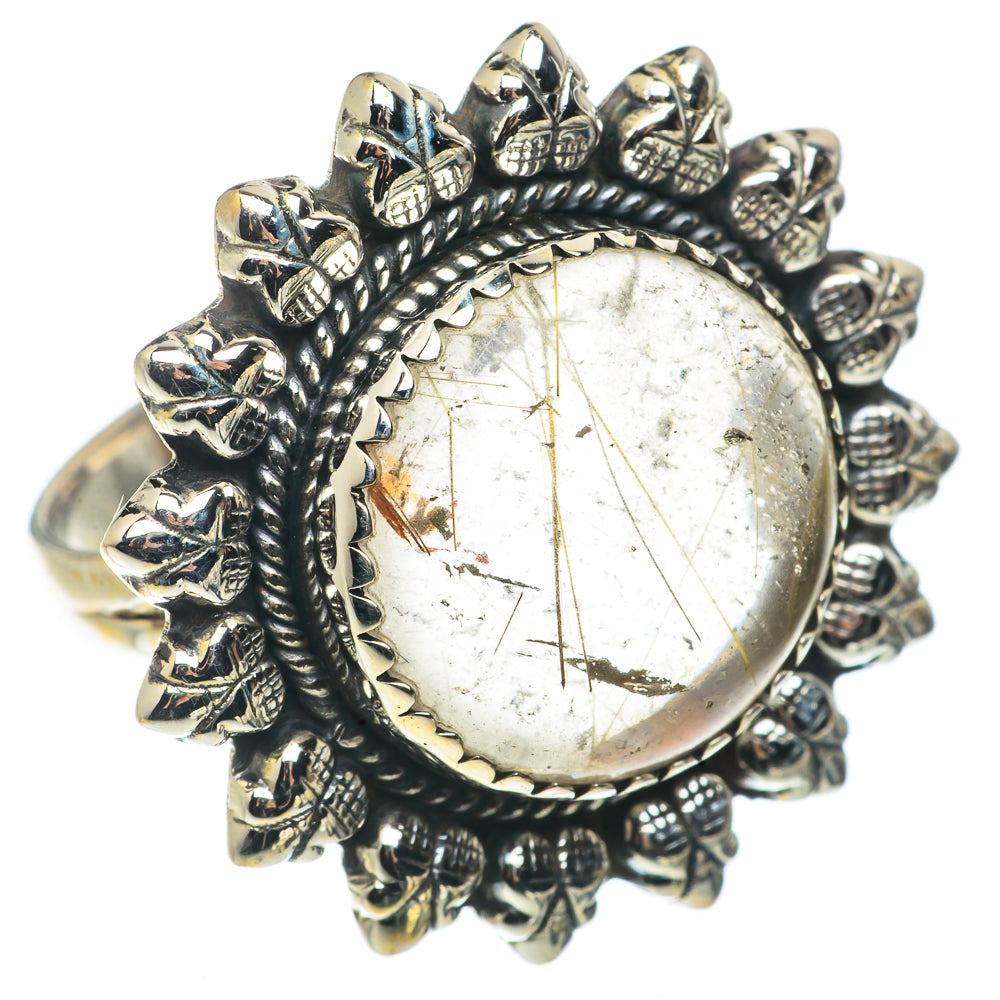 Rutilated Quartz Rings handcrafted by Ana Silver Co - RING66724