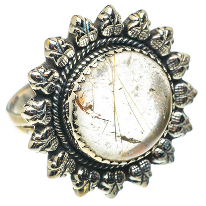 Rutilated Quartz Rings handcrafted by Ana Silver Co - RING66724