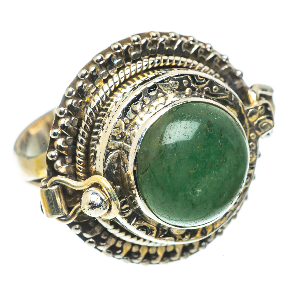 Green Aventurine Rings handcrafted by Ana Silver Co - RING66734
