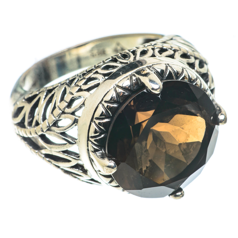 Smoky Quartz Rings handcrafted by Ana Silver Co - RING66758