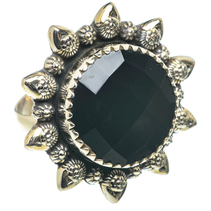Black Onyx Rings handcrafted by Ana Silver Co - RING66806