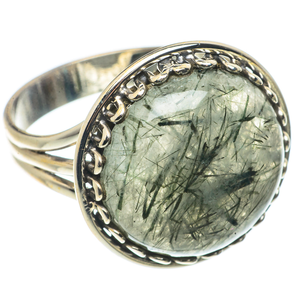 Tourmalinated Quartz Rings handcrafted by Ana Silver Co - RING66815