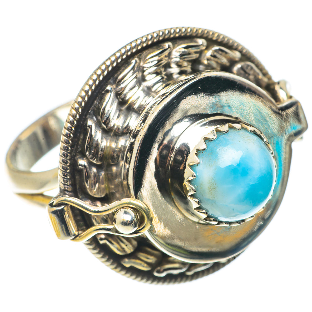 Larimar Rings handcrafted by Ana Silver Co - RING66817