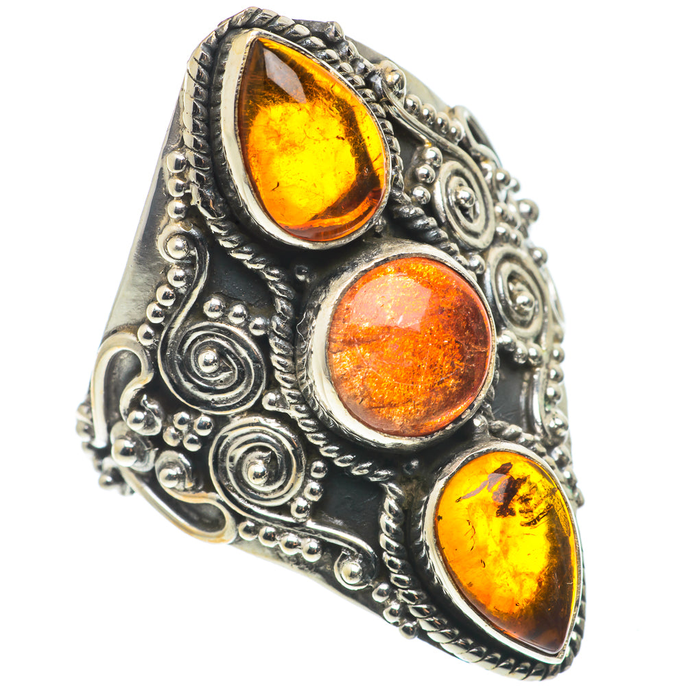 Sunstone Rings handcrafted by Ana Silver Co - RING66822