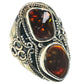 Mexican Fire Agate Rings handcrafted by Ana Silver Co - RING66830
