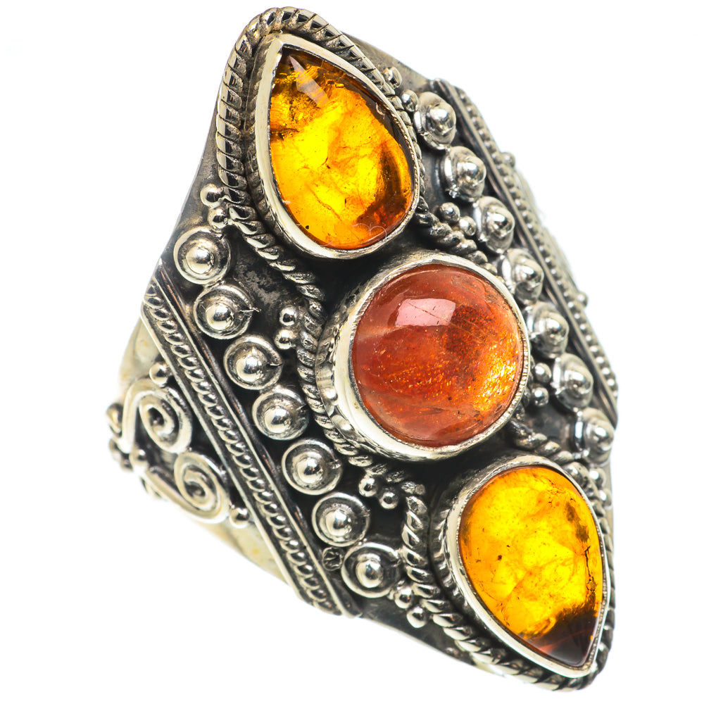 Sunstone Rings handcrafted by Ana Silver Co - RING66834