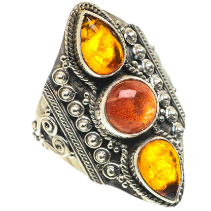 Sunstone Rings handcrafted by Ana Silver Co - RING66834