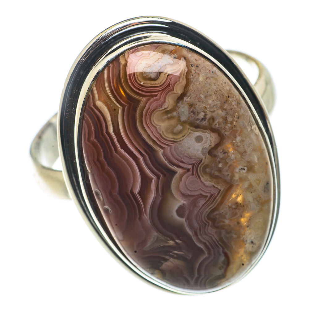 Crazy Lace Agate Rings handcrafted by Ana Silver Co - RING66845