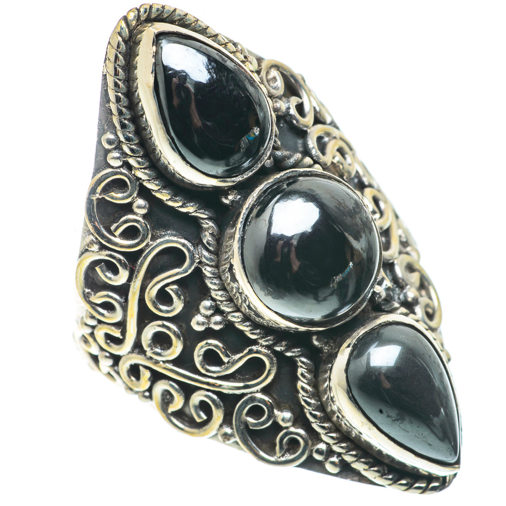 Hematite Rings handcrafted by Ana Silver Co - RING66848
