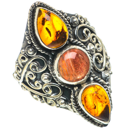 Sunstone Rings handcrafted by Ana Silver Co - RING66850