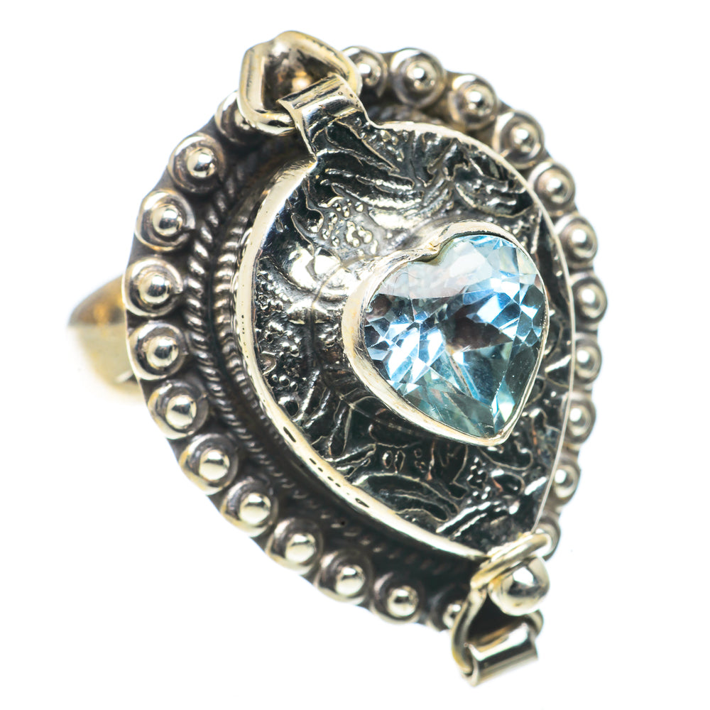 Blue Topaz Rings handcrafted by Ana Silver Co - RING66856