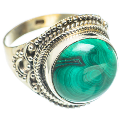 Malachite Rings handcrafted by Ana Silver Co - RING66864