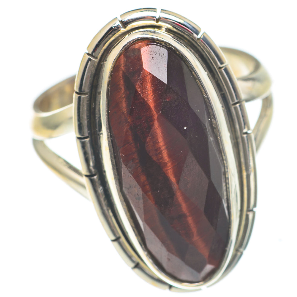 Red Tiger Eye Rings handcrafted by Ana Silver Co - RING66867