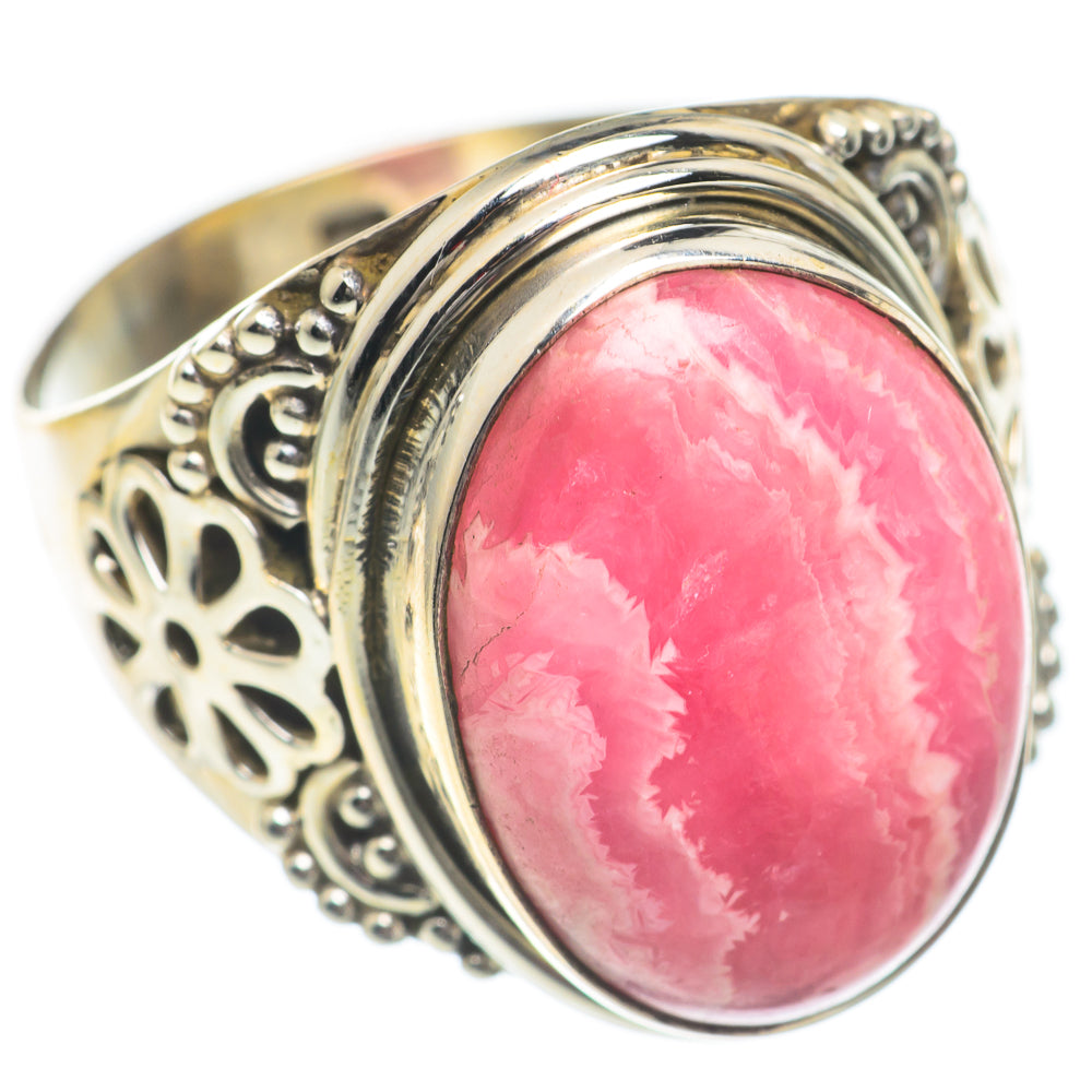 Rhodochrosite Rings handcrafted by Ana Silver Co - RING66871
