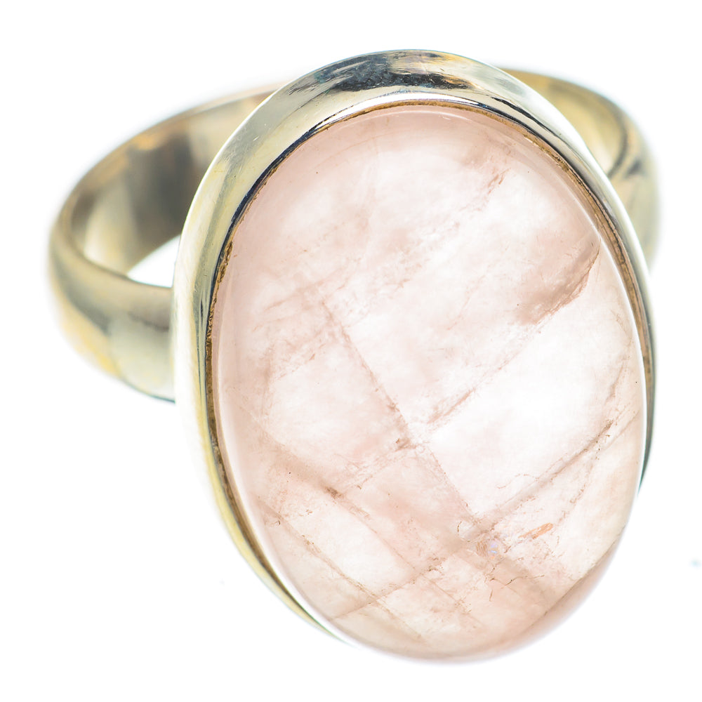 Rose Quartz Rings handcrafted by Ana Silver Co - RING66872