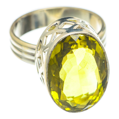 Olive Quartz Rings handcrafted by Ana Silver Co - RING66885