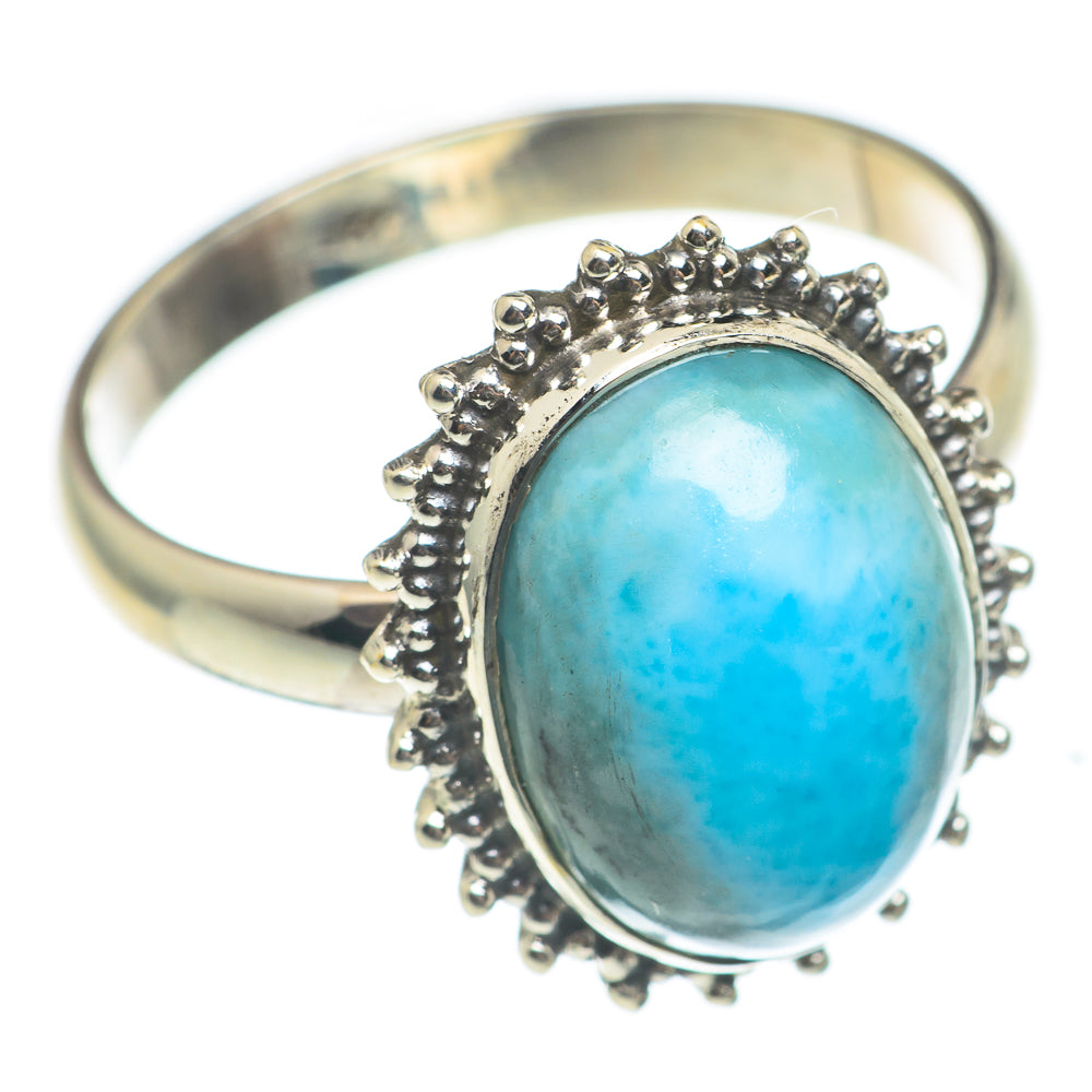 Larimar Rings handcrafted by Ana Silver Co - RING66888