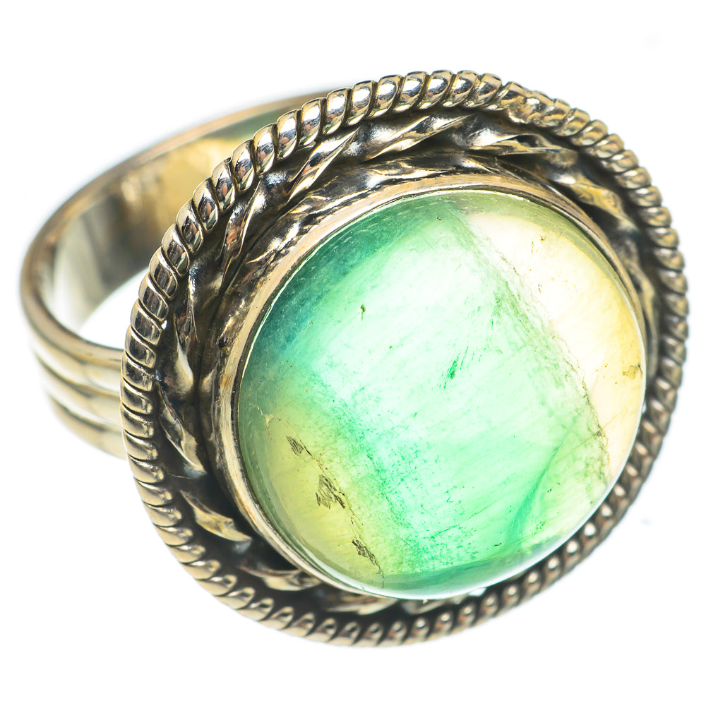 Green Fluorite Rings handcrafted by Ana Silver Co - RING66893