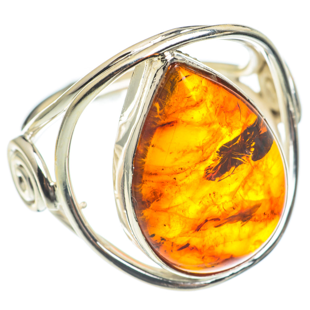 Baltic Amber Rings handcrafted by Ana Silver Co - RING66897