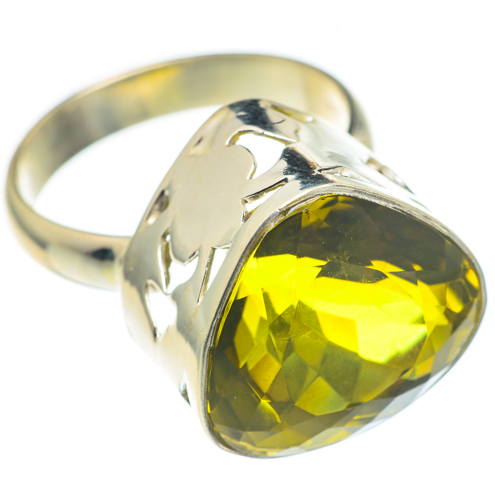 Olive Quartz Rings handcrafted by Ana Silver Co - RING66913