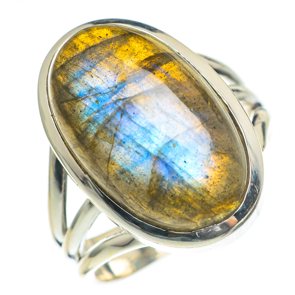 Labradorite Rings handcrafted by Ana Silver Co - RING66916