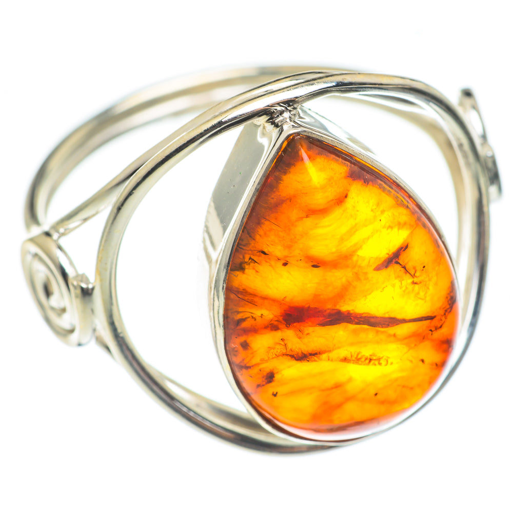 Baltic Amber Rings handcrafted by Ana Silver Co - RING66925