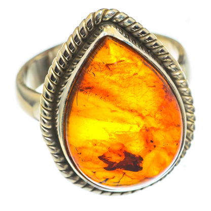 Baltic Amber Rings handcrafted by Ana Silver Co - RING66926