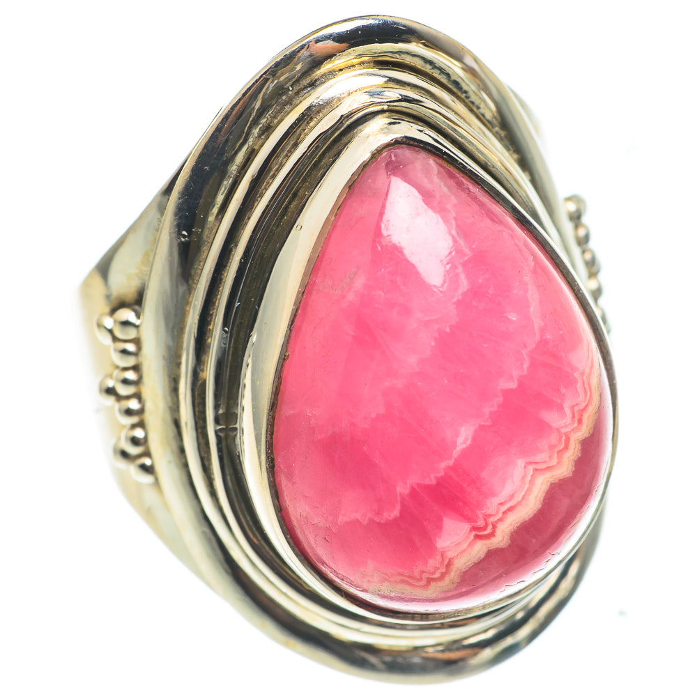 Rhodochrosite Rings handcrafted by Ana Silver Co - RING66928