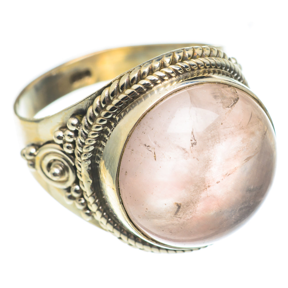 Rose Quartz Rings handcrafted by Ana Silver Co - RING66929