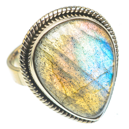 Labradorite Rings handcrafted by Ana Silver Co - RING66938