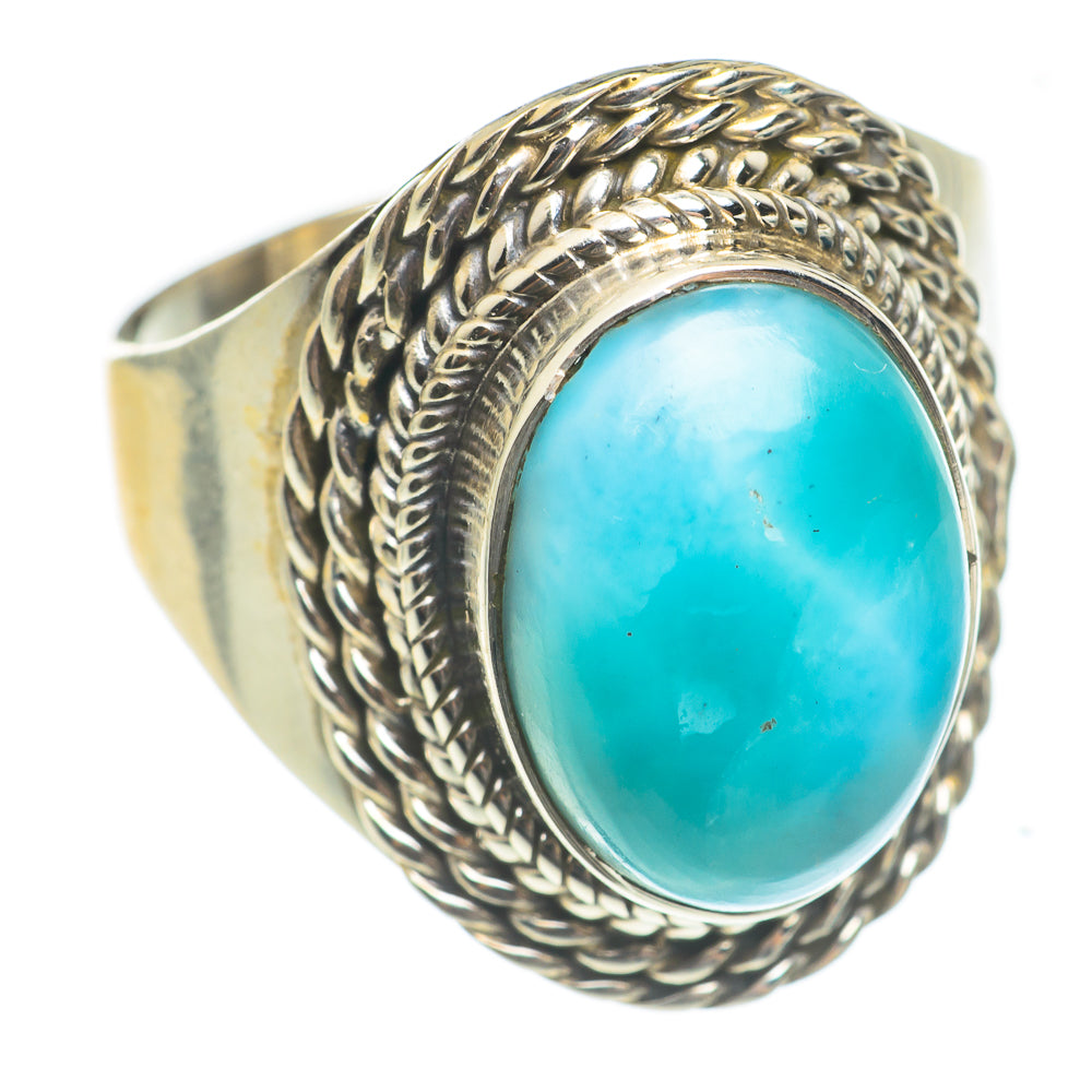 Larimar Rings handcrafted by Ana Silver Co - RING66942