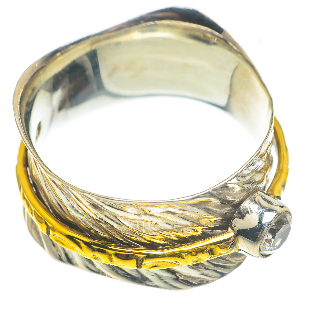 White Quartz Copper Rings handcrafted by Ana Silver Co - RING66958
